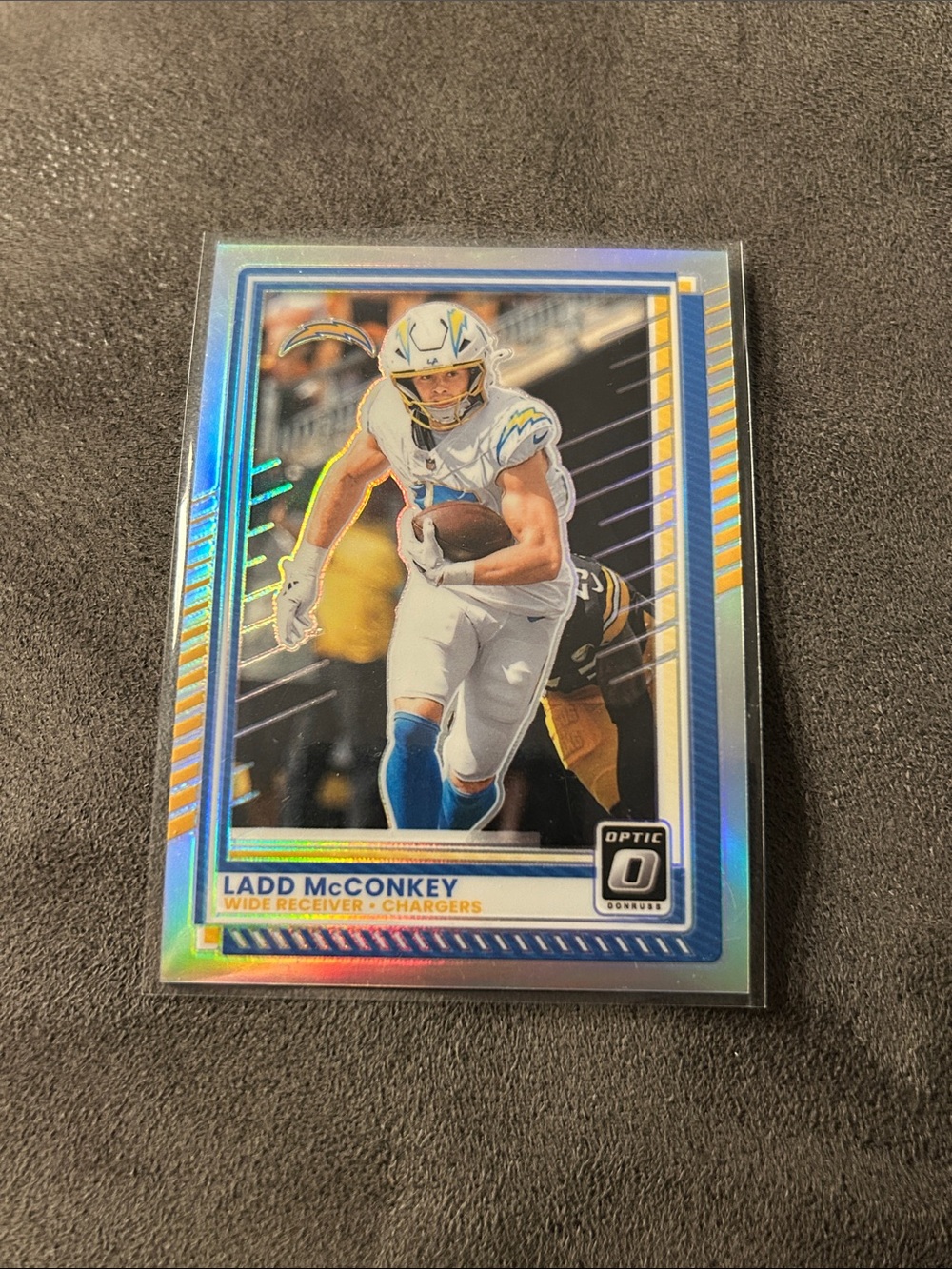 Panini Optic Football Card - Blue Holographic Accents